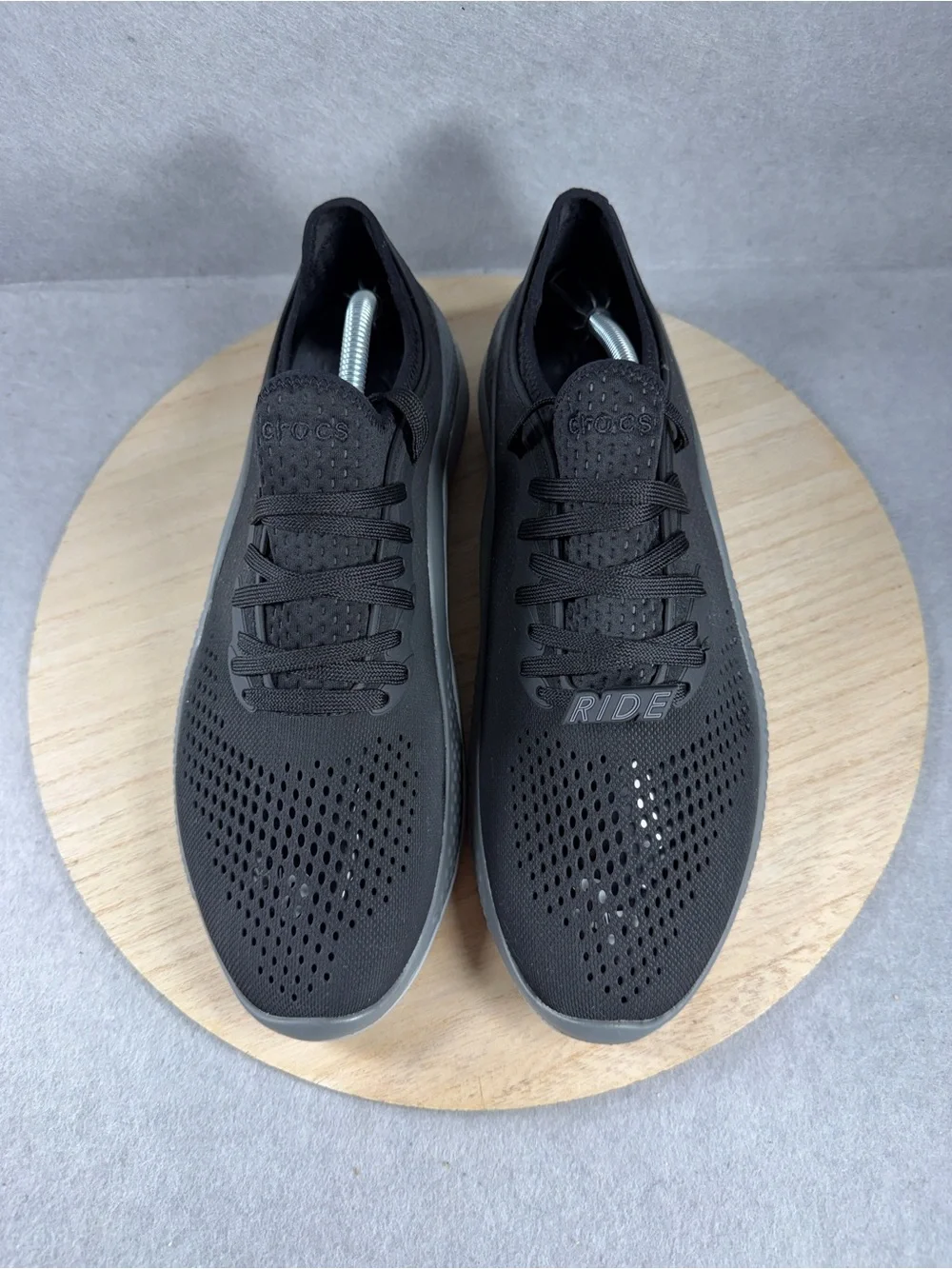 Crocs LiteRide 360 Pacer Black Slate Gray Men's Size 12 Sneaker 206715